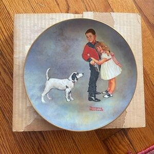 Strictly Limited Series Norman Rockwell Plate